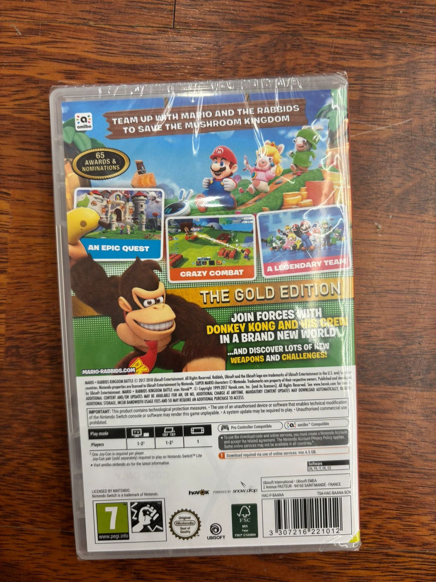 Mario & Rabbids Kingdom Battle Gold Edition Switch UK Digital Key Mario & Rabbids Kingdom Battle Gold Edition Switch UK Digital Key
